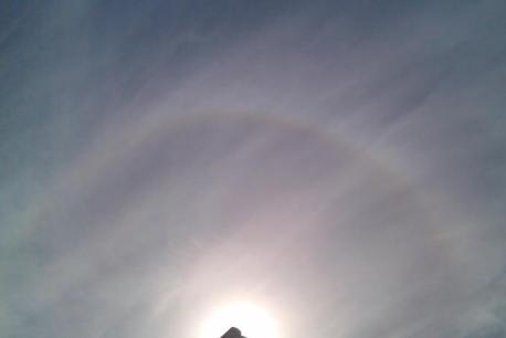 Partial solar halo