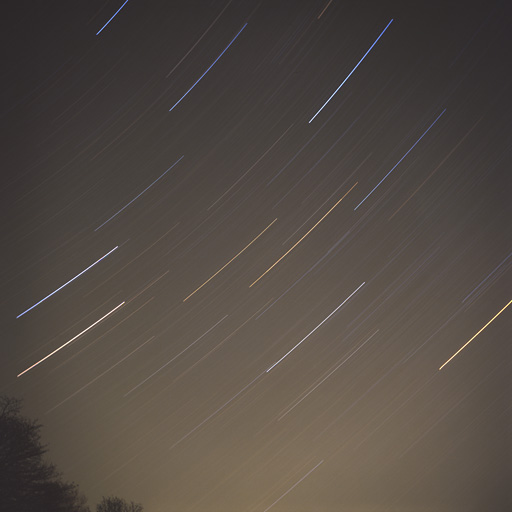 Gemini Star Trail